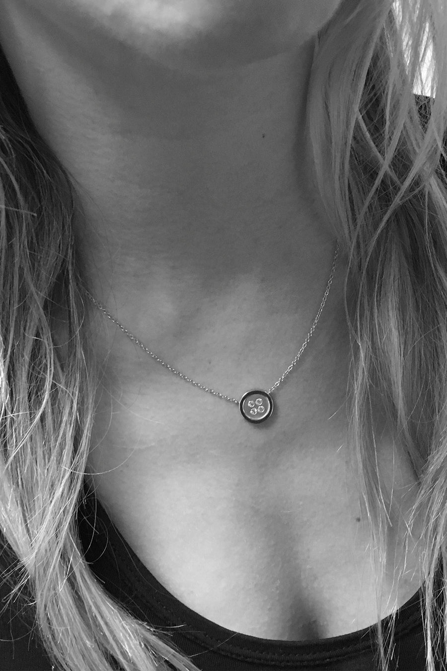 Button Necklace