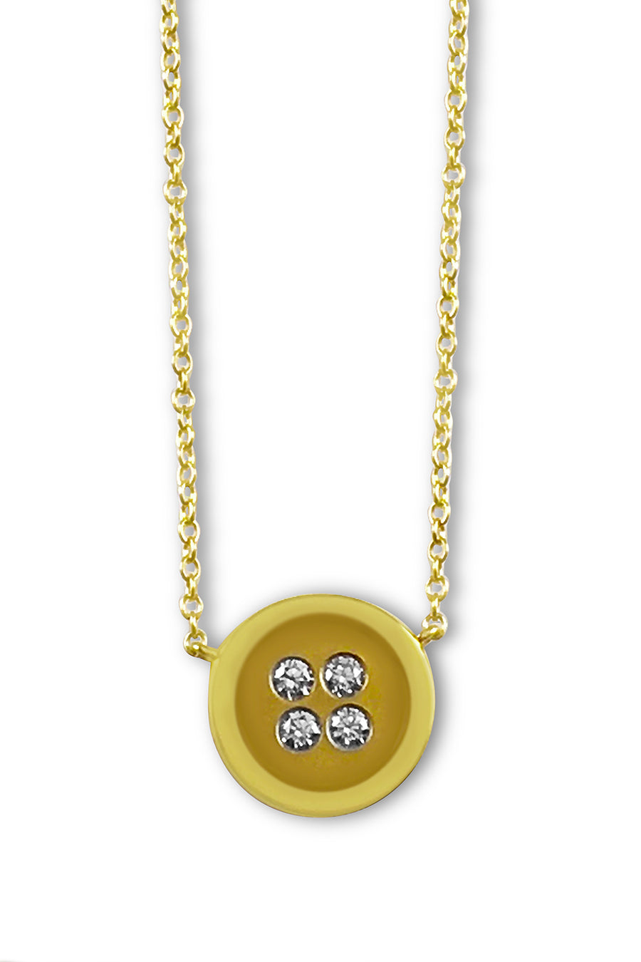 Button Necklace