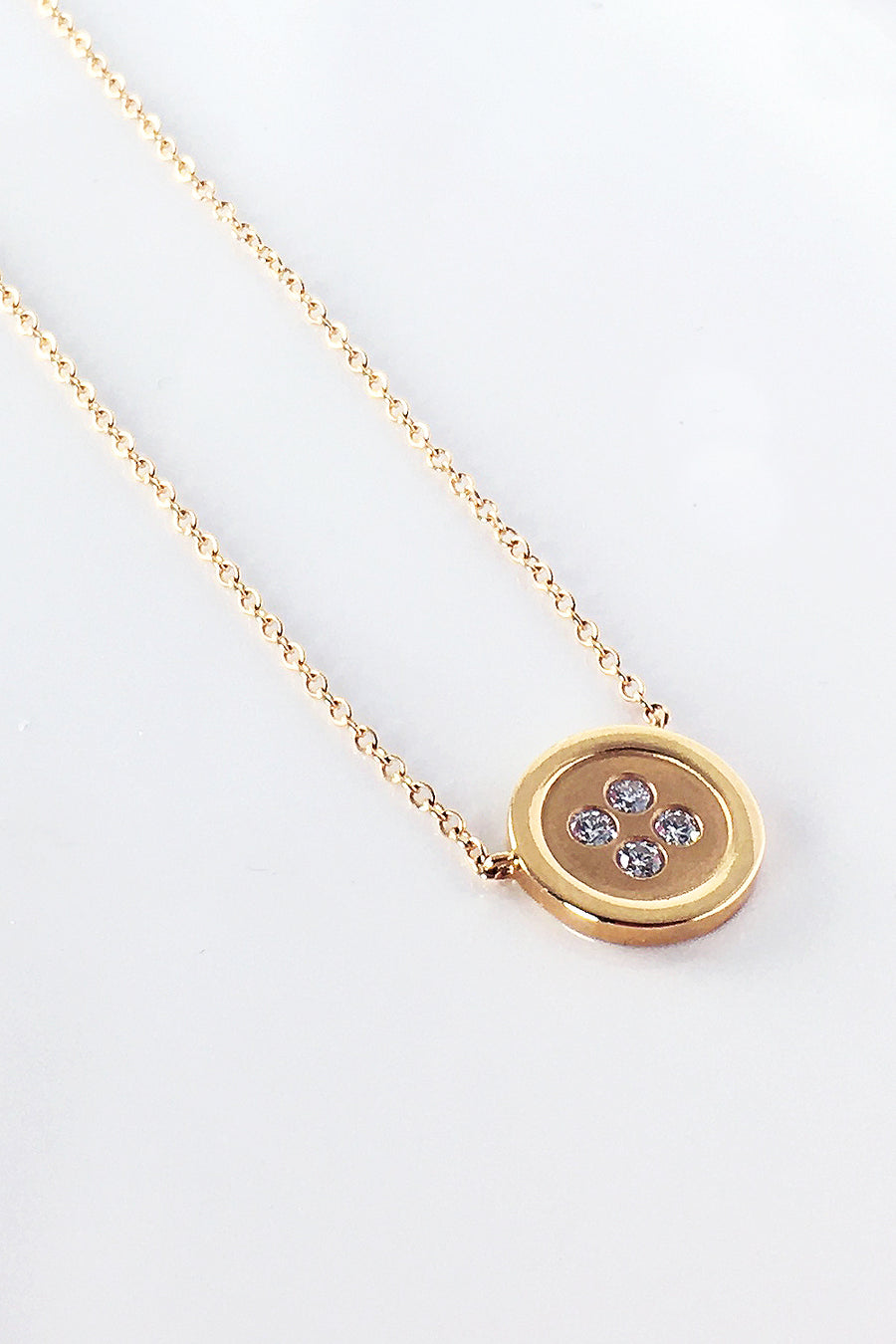 Button Necklace