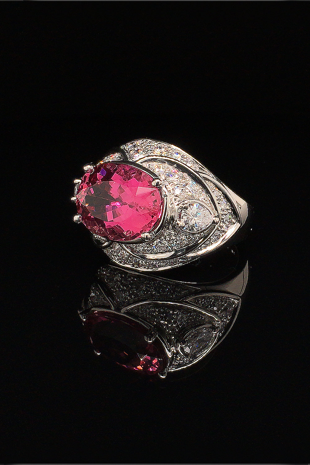 Rubellite Ring