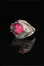 Rubellite Ring