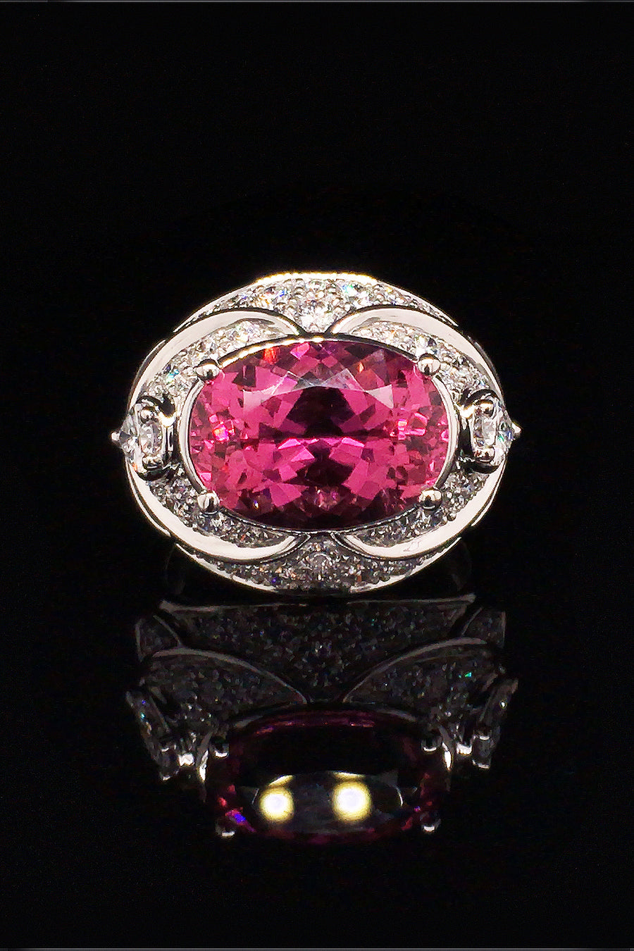 Rubellite Ring