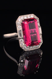 Rubellite Ring