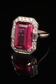 Rubellite Ring
