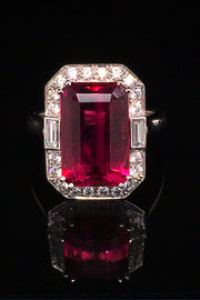 Rubellite Ring