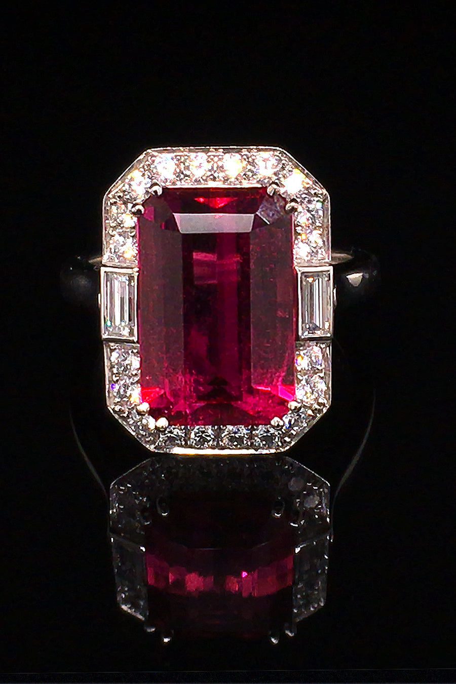 Rubellite Ring