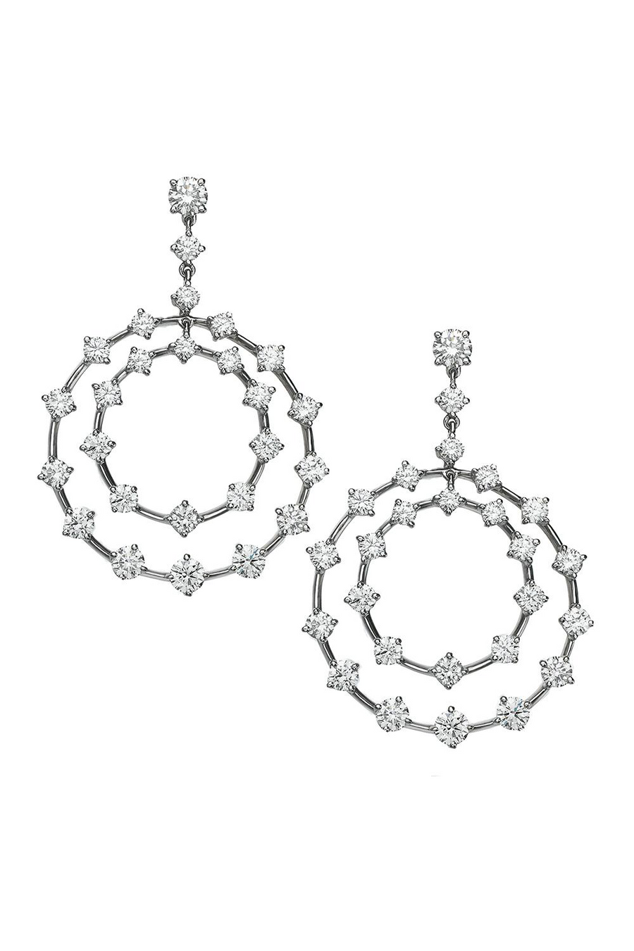 Starry Night Circle Earrings